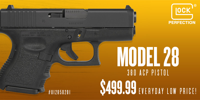 Glock 28 380 ACP Pistol - MF